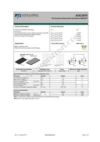 AOC3870 Datasheet Cover