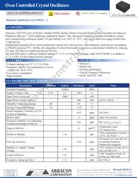 AOCJYR-10.000MHZ-M5625LF-T Datasheet Cover