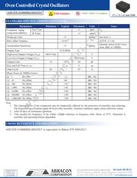 AOCJYR-10.000MHZ-M5625LF-T Datasheet Page 2