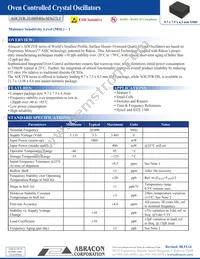 AOCJYR-20.000MHZ-M5627LF-T Datasheet Cover