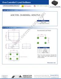 AOCJYR-20.000MHZ-M5627LF-T Datasheet Page 3