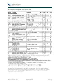 AOD2C60 Datasheet Page 2