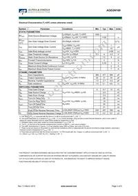 AOD2N100 Datasheet Page 2