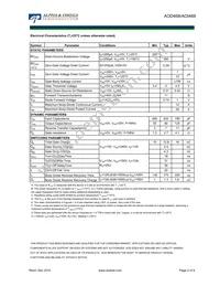 AOD468 Datasheet Page 2