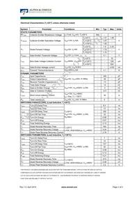 AOD5B65M1 Datasheet Page 2