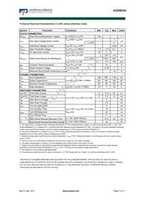 AOD603A Datasheet Page 7