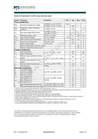 AOD9T40P Datasheet Page 2