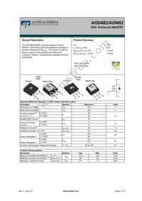 AOI482 Datasheet Cover