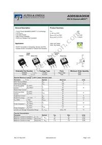 AOI538 Datasheet Cover