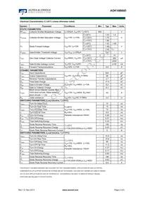 AOK10B60D Datasheet Page 2