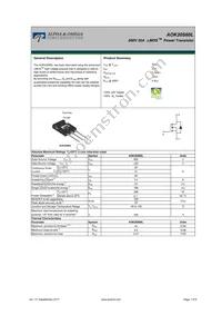 AOK20S60L Datasheet Cover