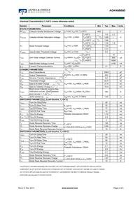 AOK40B60D Datasheet Page 2