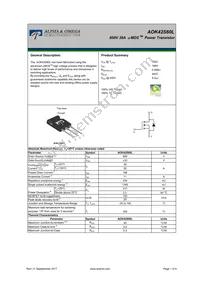 AOK42S60L Datasheet Cover