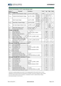 AOK60B60D1 Datasheet Page 2