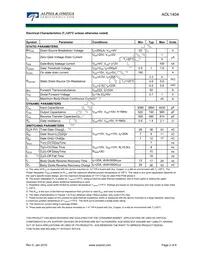 AOL1404 Datasheet Page 2