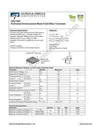 AOL1424 Datasheet Cover