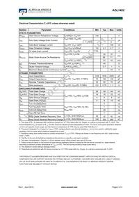 AOL1482 Datasheet Page 2