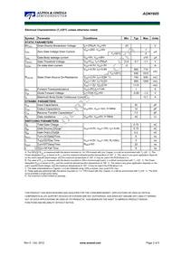 AON1605_001 Datasheet Page 2