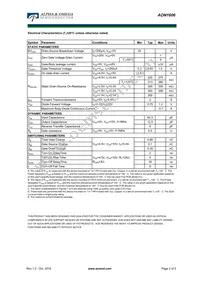 AON1606_001 Datasheet Page 2
