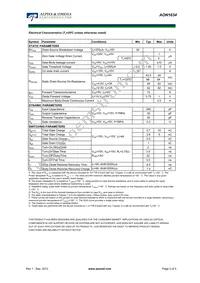 AON1634 Datasheet Page 2