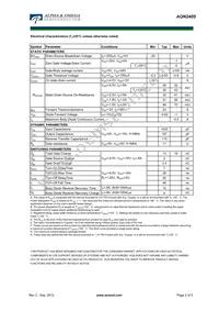 AON2405 Datasheet Page 2