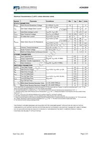 AON2809 Datasheet Page 2