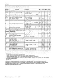 AON3810 Datasheet Page 2