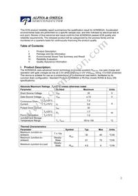 AON5802A Datasheet Page 2