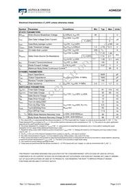 AON6230 Datasheet Page 2