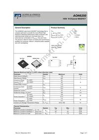 AON6250 Datasheet Cover