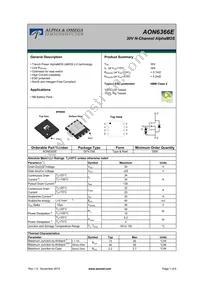 AON6366E Datasheet Cover