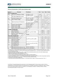 AON6512 Datasheet Page 2