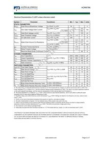 AON6786_001 Datasheet Page 2