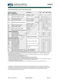 AON6810 Datasheet Page 2