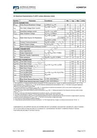 AON6973A Datasheet Page 2