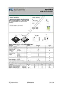 AON7408 Datasheet Cover