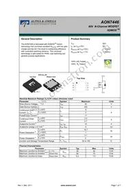 AON7446 Datasheet Cover