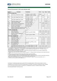 AON7460 Datasheet Page 2