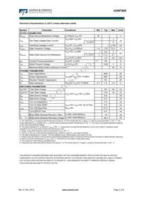 AON7508 Datasheet Page 2