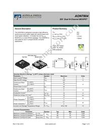 AON7804_101 Datasheet Cover