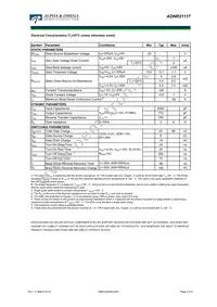AONR21117 Datasheet Page 2
