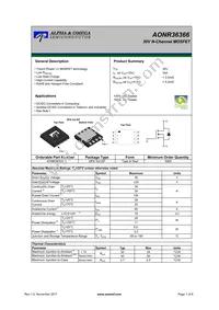 AONR36366 Datasheet Cover