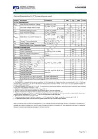 AONR36366 Datasheet Page 2