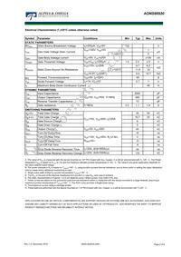 AONS66920 Datasheet Page 2