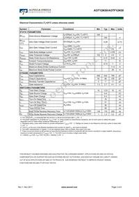 AOT12N30L Datasheet Page 2