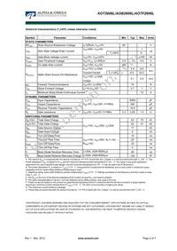 AOT2606L Datasheet Page 2