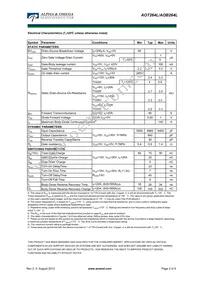 AOT264L Datasheet Page 2