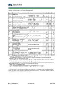 AOTF15S60L Datasheet Page 2