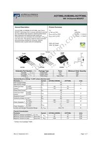 AOTF266L Datasheet Cover