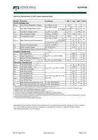 AOTF4185 Datasheet Page 2